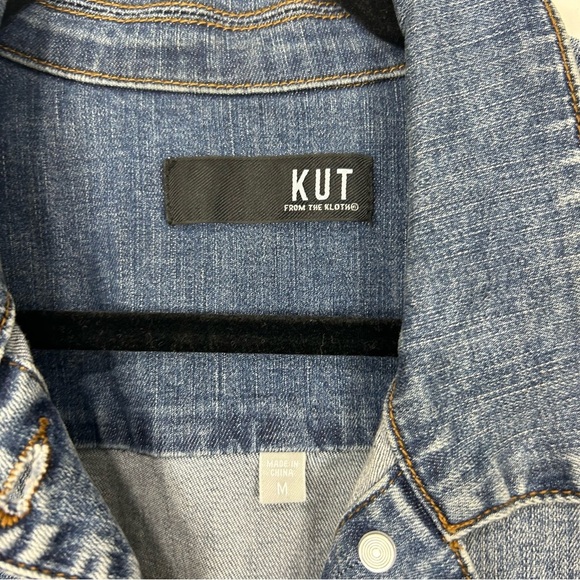 Kut from the Kloth Blue Jean Jacket - Picture 4 of 6